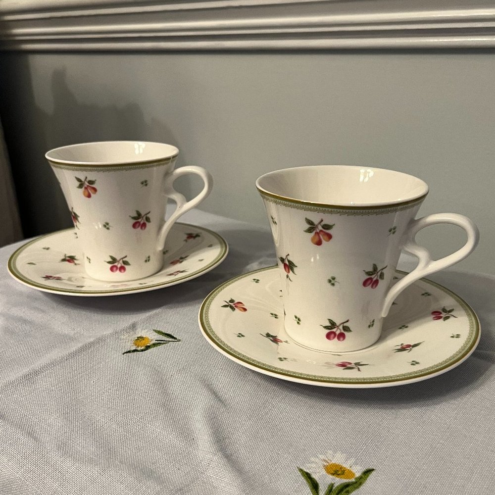 Haengnam 2 Elegant Bone China Made in Korea Tea Coffee Cups mugs